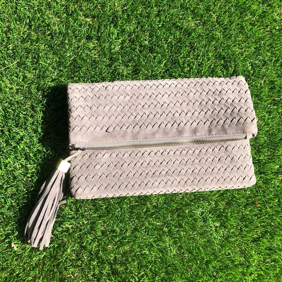 Lulus Leave it to Me Gray Clutch - Picture 10 of 12